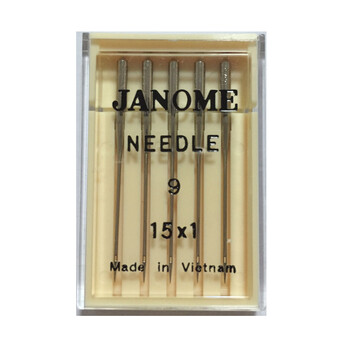 日本真善美JANOME多功能缝纫机用机针9号11号14号16号蓝针11号 9号机针缝纫薄布料