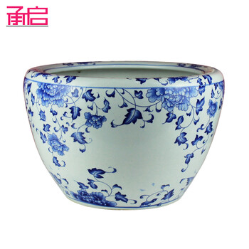 景德镇陶瓷水缸 洗浴缸 金鱼缸乌龟缸 花盆养花