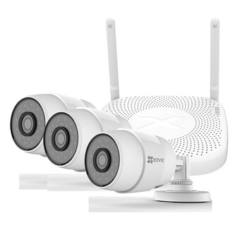 海康威视 无线商铺家庭套装 C3C监控摄像头+