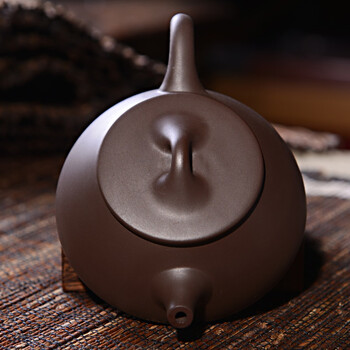 言艺 茶具套装 紫砂石瓢功夫茶具配竹制茶盘
