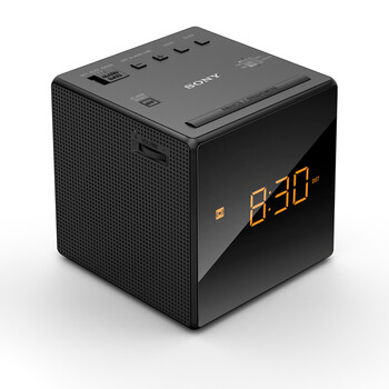 SONY 索尼ICF-C1 闹钟FM\/AM收音机 可爱嗜睡
