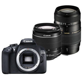 佳能 (Canon) EOS 1300D 数码单反相机 双镜头
