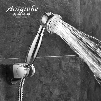 奥斯洁雅(Aosgrohe)手持花洒头 全铜淋浴莲蓬