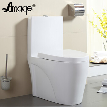 阿曼琪T711抽水马桶坐便器 家用大尺寸虹吸式