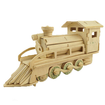 3d立体拼图儿童益智玩具拼装木质仿真模型航