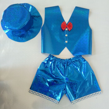 儿童环保服装男童礼服幼儿园diy制作男孩演出服子时装