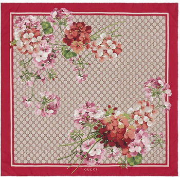 古奇(Gucci) 'GG Blooms' 交织图案花朵印花真