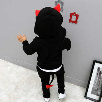 儿童春装 宝宝服装春秋装 韩版童装男童小恶魔