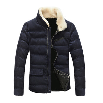 青春前线 男士立领加厚棉衣<em>男</em>灯芯绒<em>开衫</em>保暖