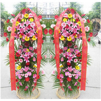 上海花店浦东开业花蓝商务鲜花开张花篮乔迁北