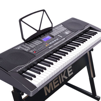 美科MK-975 61键多功能电子琴   进口音源，钢琴音进口音源，钢琴音色，61标准钢琴键，成人儿童初学通用，一年质量问题只换不修！