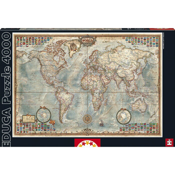 EDUCA西班牙进口拼图 4000片 古世界地图 1