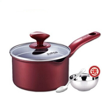 苏泊尔奶锅不粘锅16CM 小锅煮热牛奶宝宝 辅