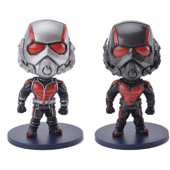 漫威电影蚁人公仔动漫手办模型车载摆件 黑+银