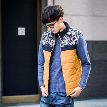 强荣 2014秋冬季男装男<em>马甲</em> <em>男士</em>潮流<em>款马甲</em>韩