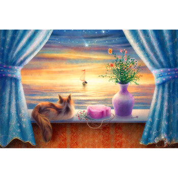 1000片木质拼图1500世界名画唯美风景浪漫油