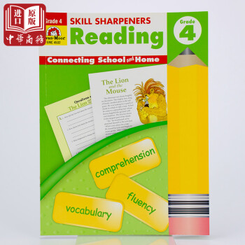 英文原版Skill Sharpeners Reading, Grade 4 阅读技巧