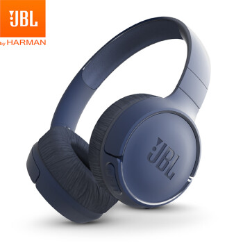 JBL TUNE 500BT 头戴式蓝牙无线音乐耳机 运动耳机+游戏耳机 石墨蓝