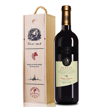 法国原酒进口美乐干红葡萄酒婚庆功宴请酒礼盒