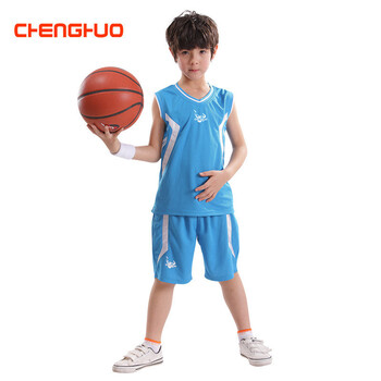 儿童篮球服 春夏儿童运动服青少年运动套装中