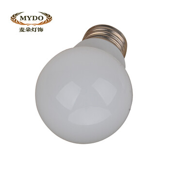 麦朵E14/E27LED球泡尖泡3/5W黄光白光超亮暖白光灯具光源 白光 E14/3W灯泡
