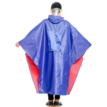 
                                        精骑士双人摩托车雨衣 加厚牛津布面料电动车摩托车雨衣 雨披 红色                