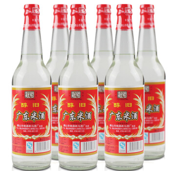 正宗广东特产广东红米酒610ml豉香型20度米酒顺德醉鹅白酒 610ml*6瓶