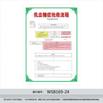 《医院制度 急救程序挂图 低血糖症抢救流程图