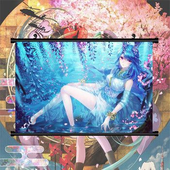 斗罗大陆龙王传说唐三小舞动漫周边二次元卷轴挂画布画海报壁纸生日