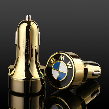 车充一拖二点烟器金属 车用电源手机充 宝马X