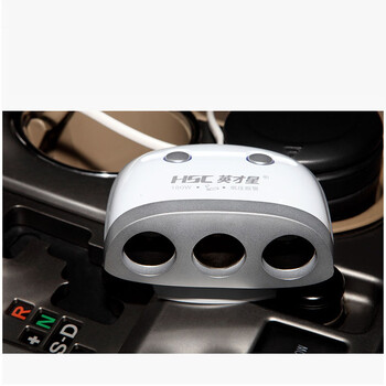 炫隆 车载手机充电器汽车车充带电瓶电压检测