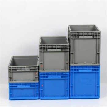 物流箱塑料加厚灰色周转箱汽配零件工具整理收