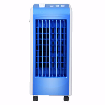 电风扇冷风机空调扇 移动遥控水循环学生用 蓝