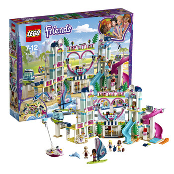 LEGO 乐高 心湖女孩好朋友创意拼搭积木玩具生日礼物 41347 心湖城度假区母婴玩具类商品-全利兔-实时优惠快报