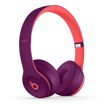 Beats Solo3 Wireless 头戴式 蓝牙无线耳机 手机耳机 游戏耳机 -  Pop 红 MRRG2PA/A,降价幅度42.8%