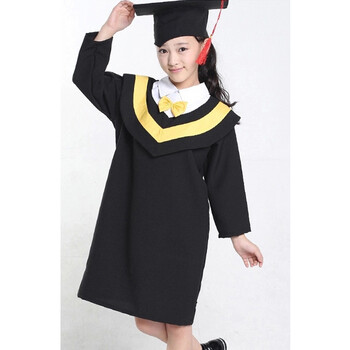 幼儿园毕业礼服 儿童学位学士服装 小学生博士