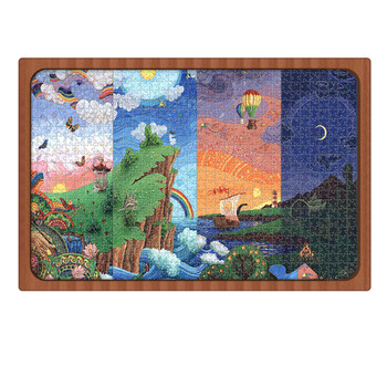 《唯美浪漫手绘画木质拼图500\/1000\/1500片 1