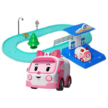 OLI珀利警车变形机器人飞机玩具罗伊消防车救