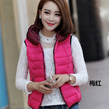 ypa2014新款<em>女装</em>棉服<em>马甲秋</em>冬装棉衣加厚高弹