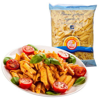 买2送1 欧萨 意大利面 25号面 通心粉 两头尖形