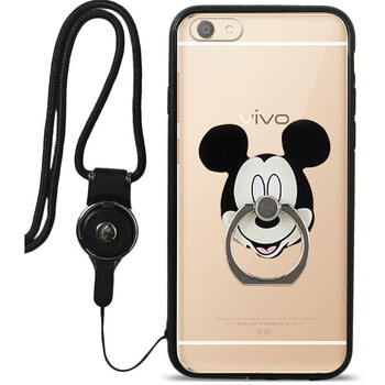 淘名 手机壳保护套自带挂绳 适用于vivox7步步