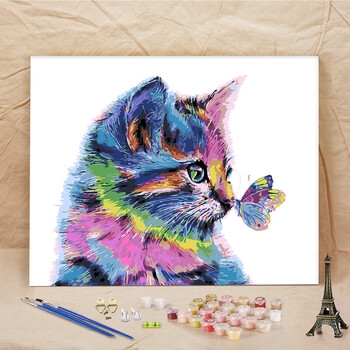 (限时秒杀)数字油画 卧室人物卡通动漫水彩手绘填色画油彩装饰画遥望