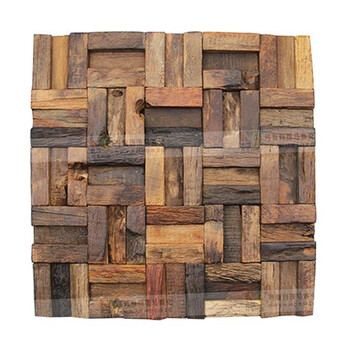 防腐木质马赛克电视机沙发背景墙 20MY-MC9