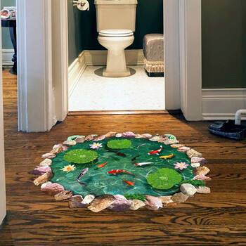 忆悦 可移除3D立体客厅卫生间装饰贴墙贴地面