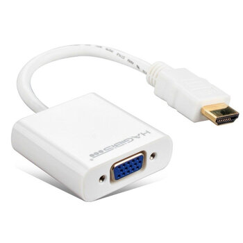 海备思 HDMI转VGA线带音频高清线转换器电脑