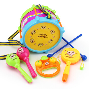 儿童玩具宝宝0-1-3岁6-12个月7-8手拍鼓拨浪鼓