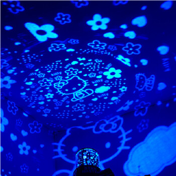 
                                        绿盒子 旋转音乐星空灯 LED星空投影灯 可旋转带音乐星空投影仪  生日礼品情人节礼物 KT猫                