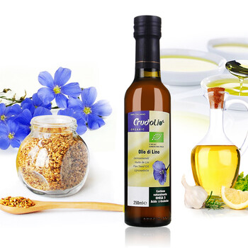 德利欧Crudolio 意大利原装进口 亚麻籽油 250