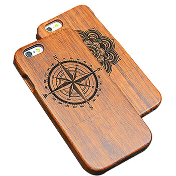 银宝鼎iPhone 6sPlus实木手机壳 苹果6定制原