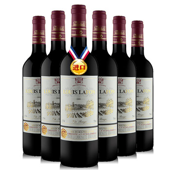 路易拉菲窖藏波尔多干红葡萄酒AOP级别750m